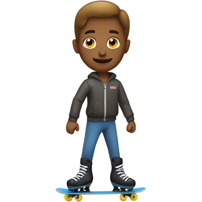 Man inline skating emoji