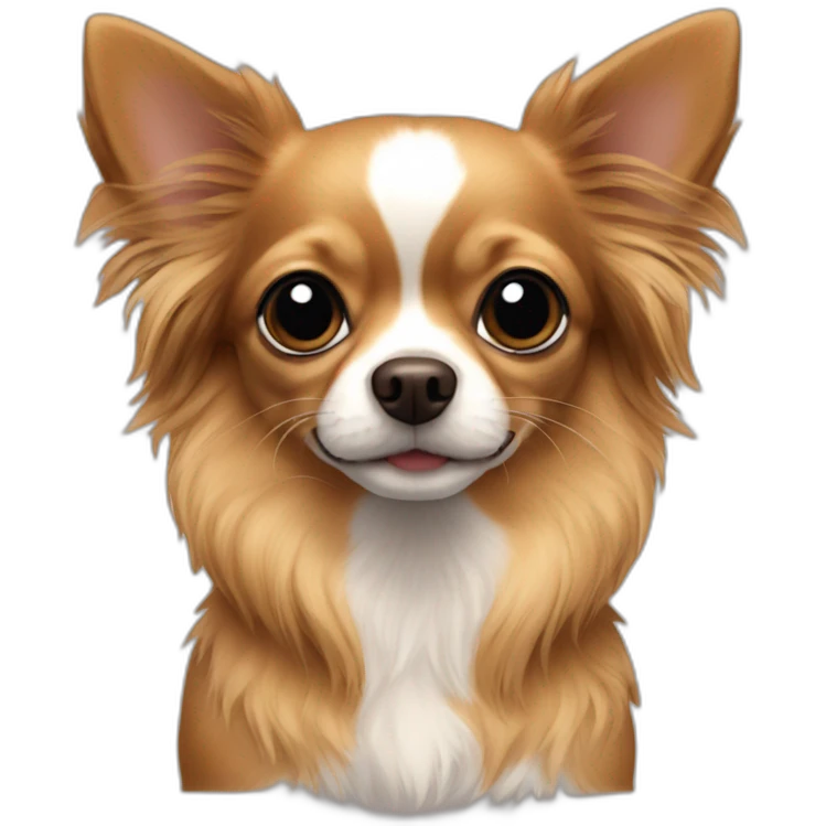 chihuahua longhair brown emoji