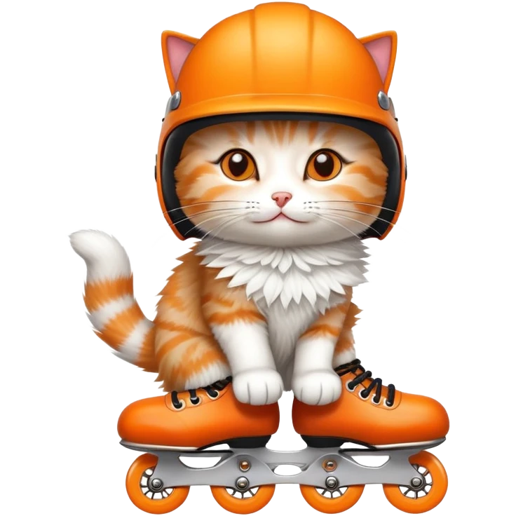 CAT on skates emoji