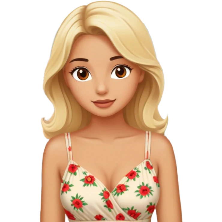 blonde model, brown eyes, honeymoon traveling in italy emoji