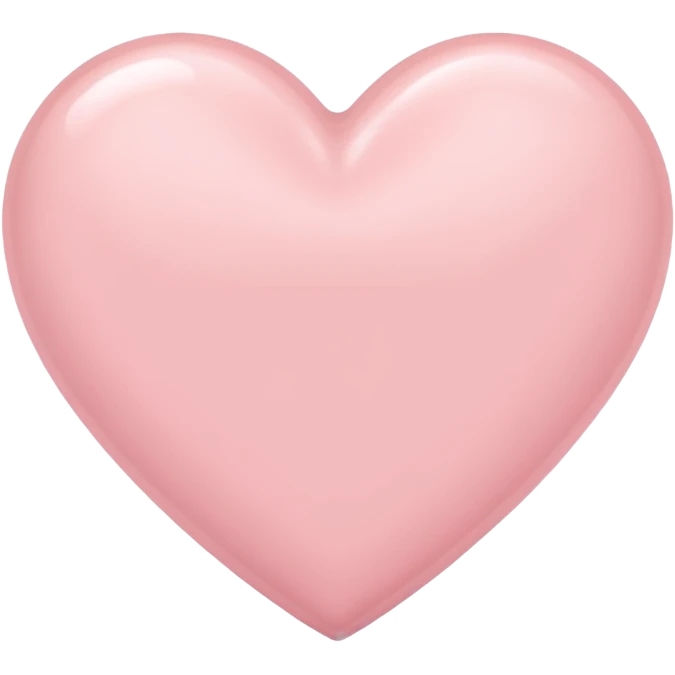 pale pink heart emoji