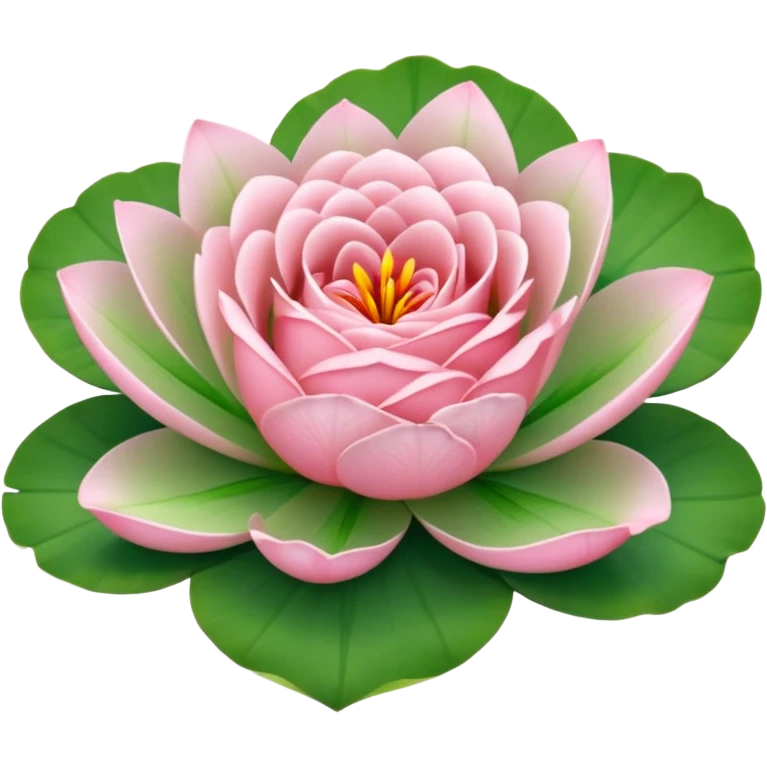 Rose plus Lily pad plus heart emoji