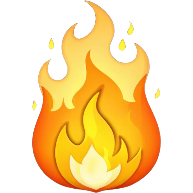 fire desolation symbol emoji
