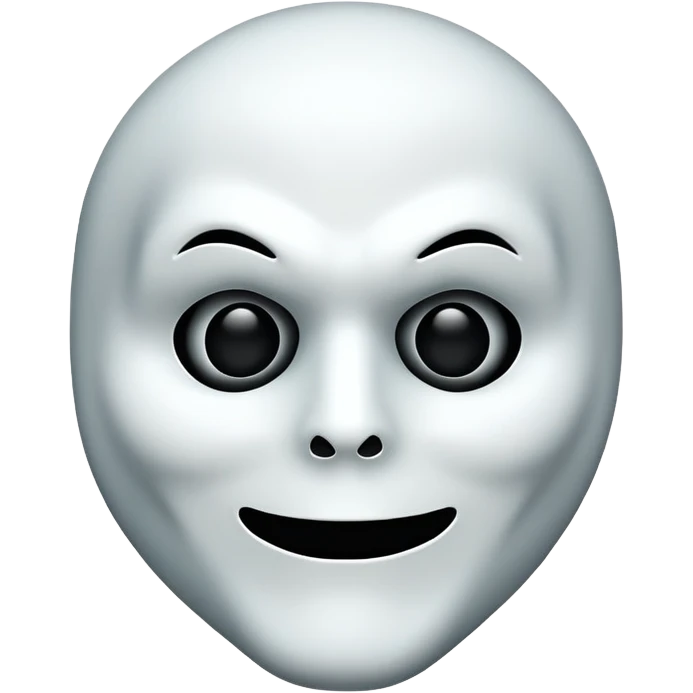 Man mit Ghost Face Maske  emoji