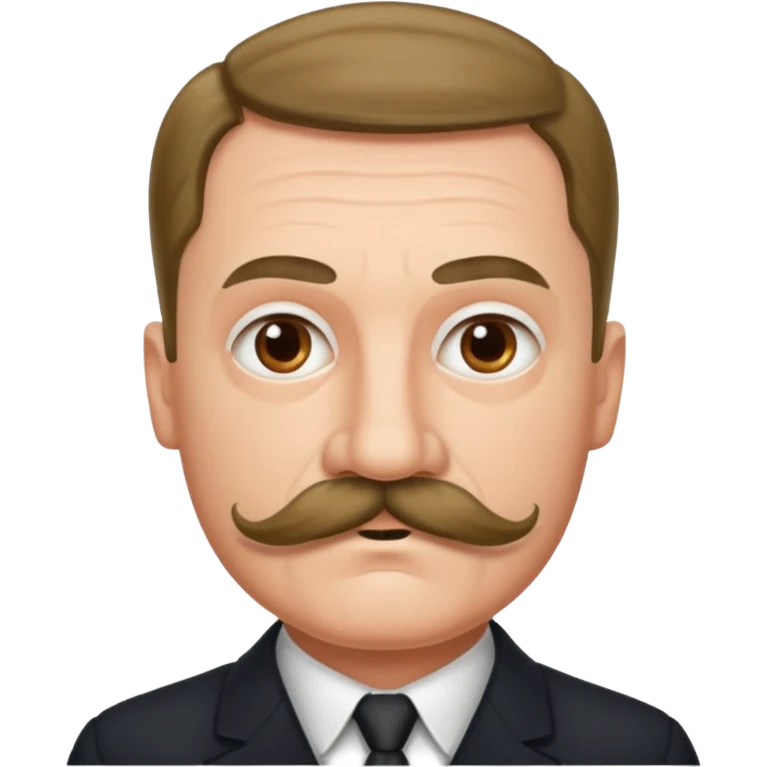 Adolf mustache emoji emoji