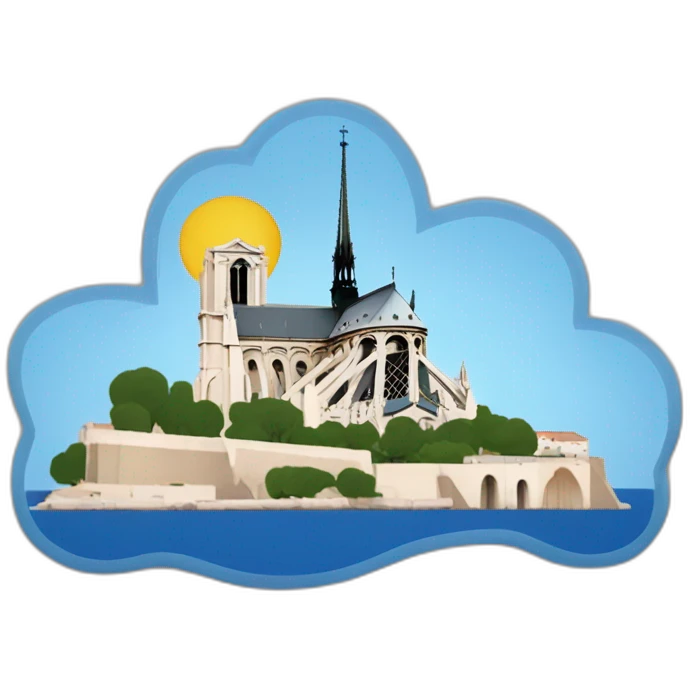 Notre dame de la garde marseille emoji