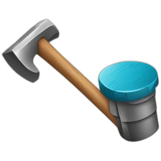 Mascot hammer emoji