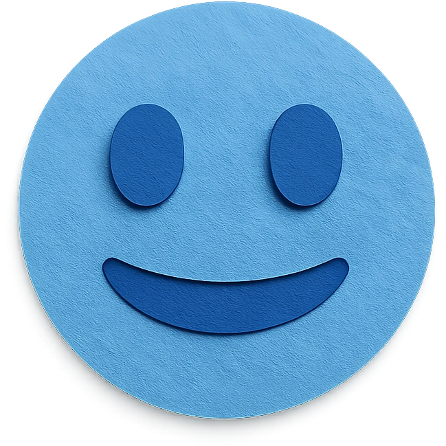 faceless blue emoji emoji