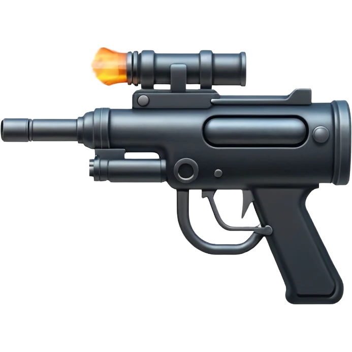 machine gun hot barrel emoji