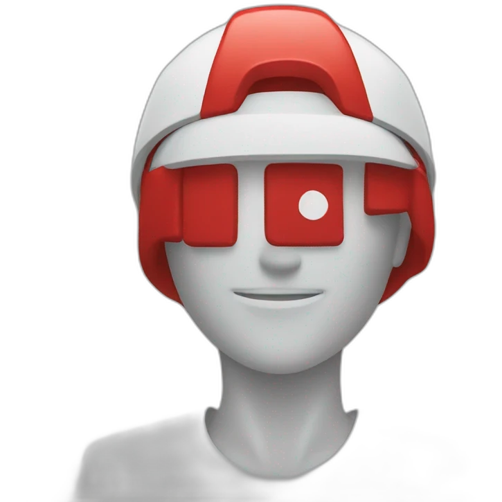 red logo with video emoji