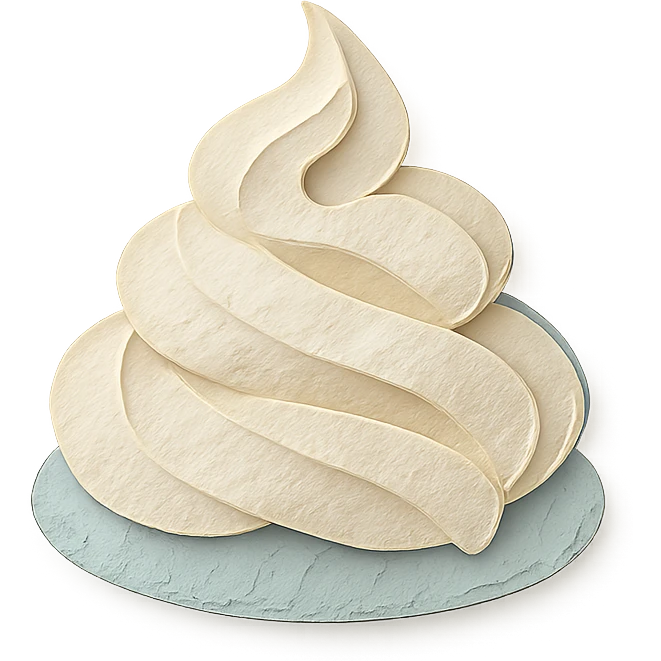 whipped cream swirl emoji