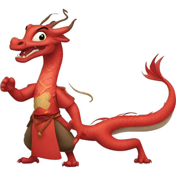 mushu de mulan  emoji
