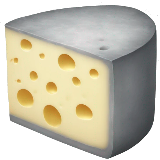 grey cheese emoji