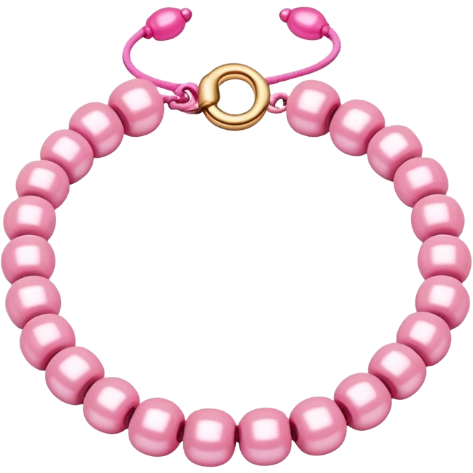 Pink bracelet emoji