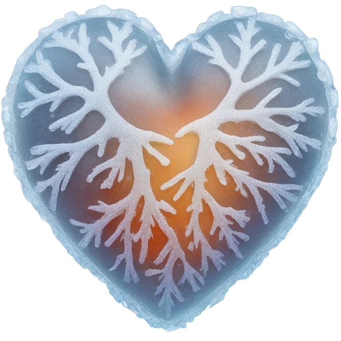 Frozen heart emoji