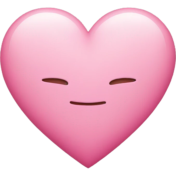 Pink heart  emoji