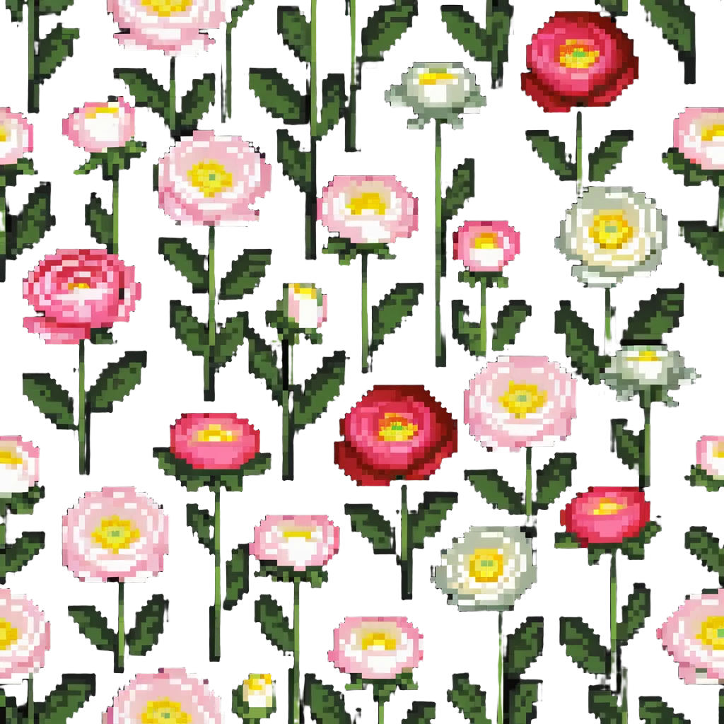 ranunculus flower bloom emoji