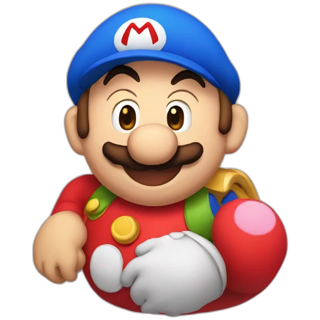 pregnant mario emoji