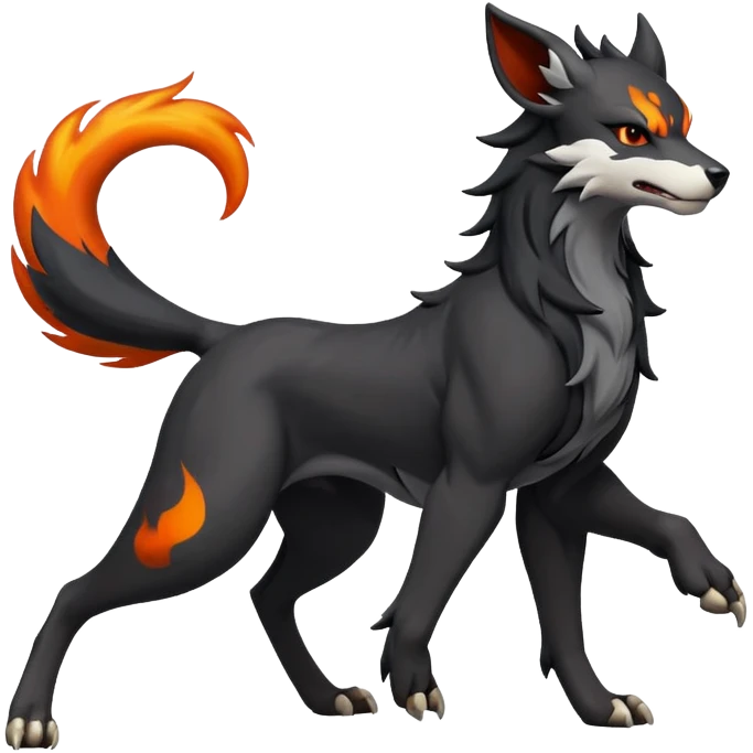 Houndoom-Mightyena (full body) emoji