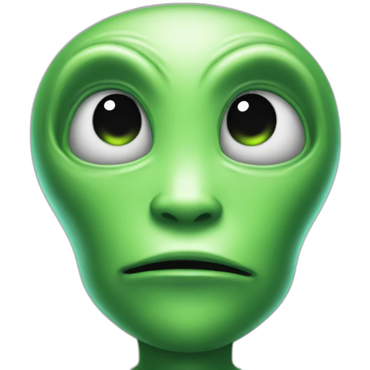 In love alien emoji