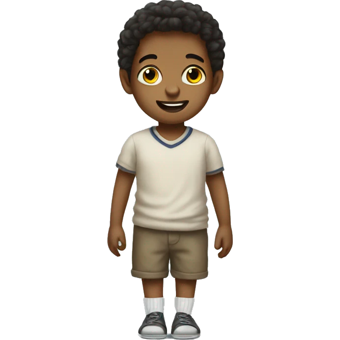Little orphan wearing socks emoji