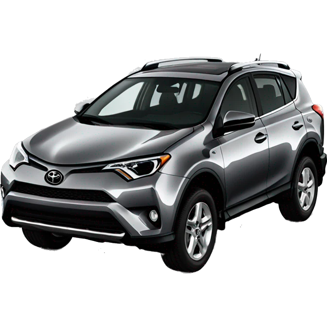 Metallic gray Toyota rav4 emoji