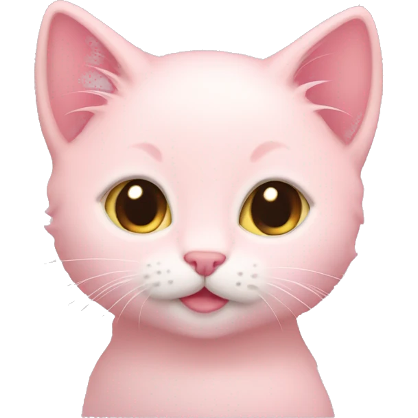 light pink kitten emoji