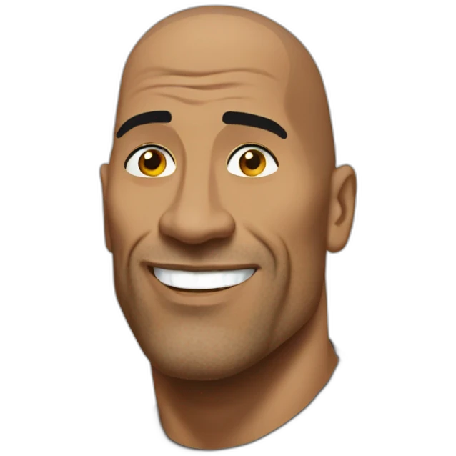 The rock face emoji