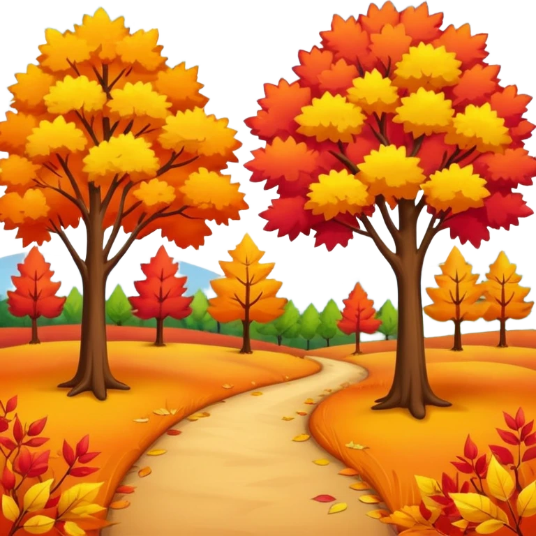 fall landscape emoji
