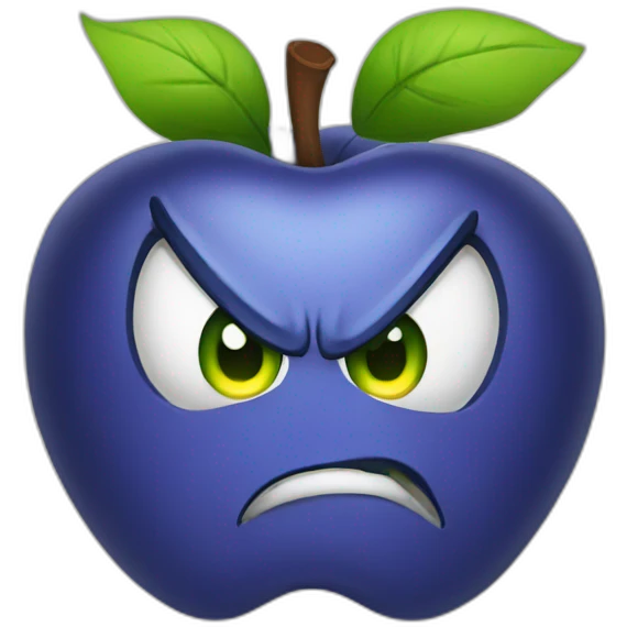 angry-apple emoji