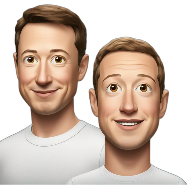Elon musk and mark Zuckerberg emoji