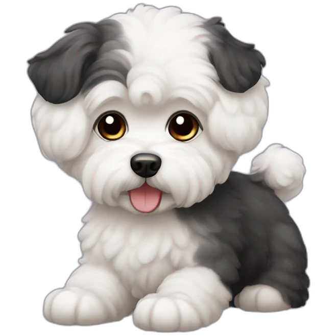Perrito Bichon maltés emoji