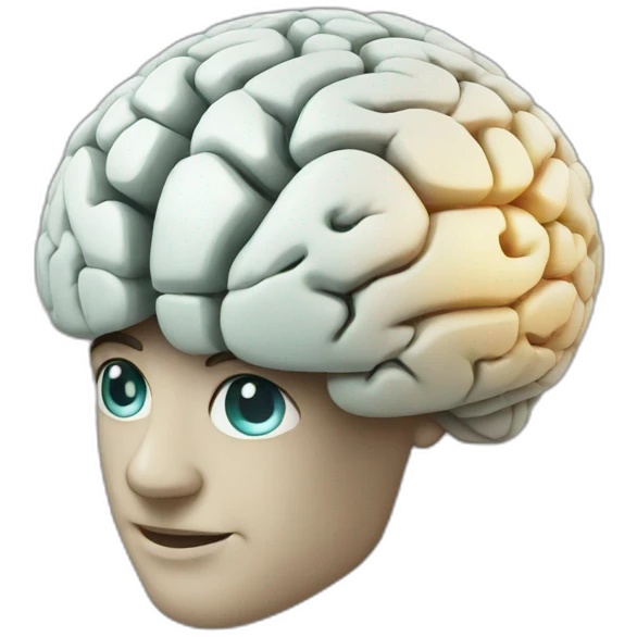 Brain artificial intelligence emoji