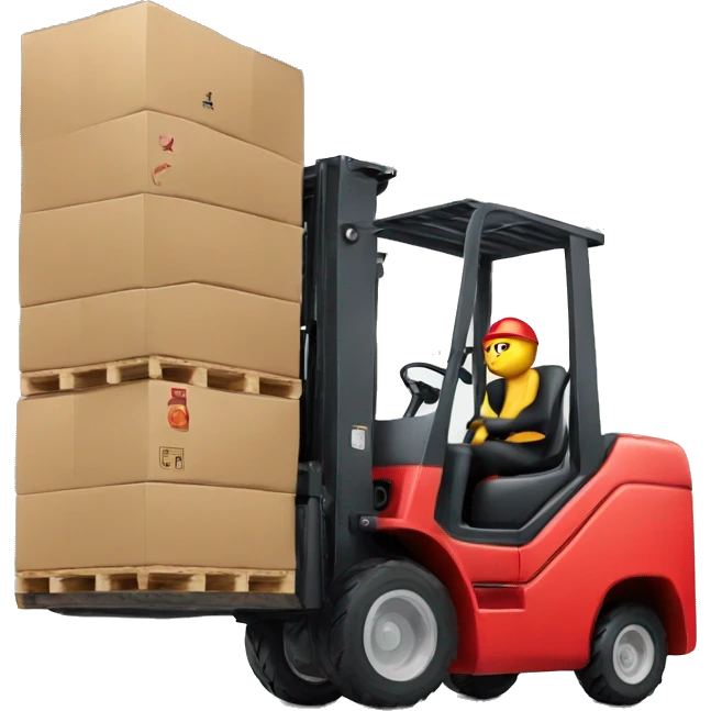 forklift red emoji