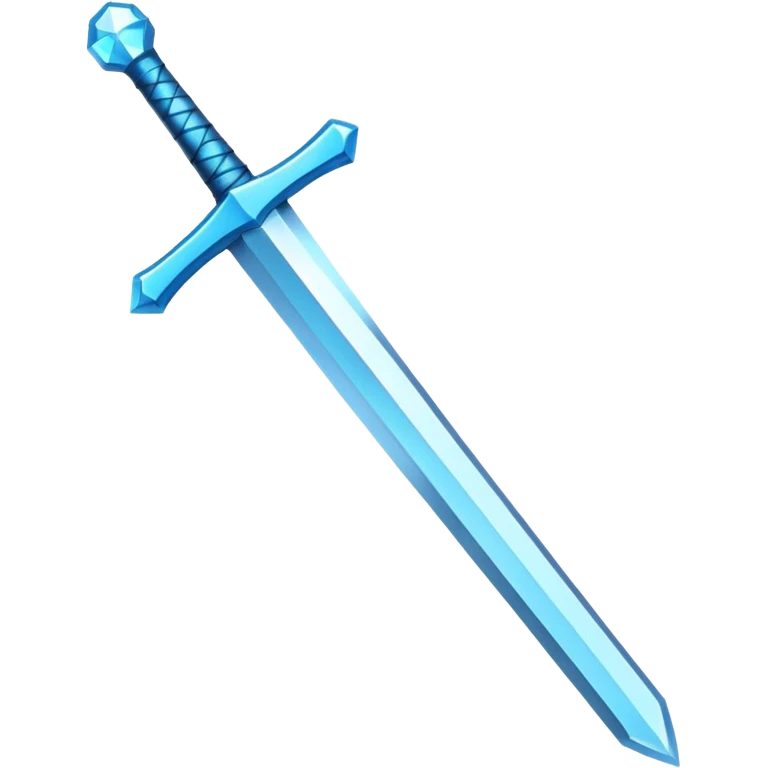 Minecraft diamond sword  emoji