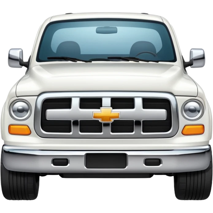 white car truck emoji