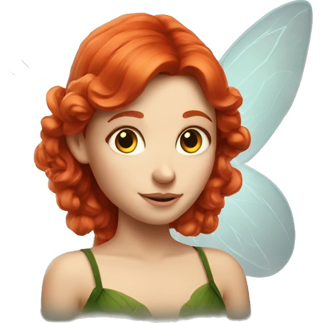 Red head fairy emoji