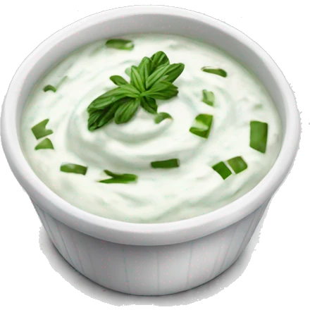 realistic Tzatziki sauce emoji