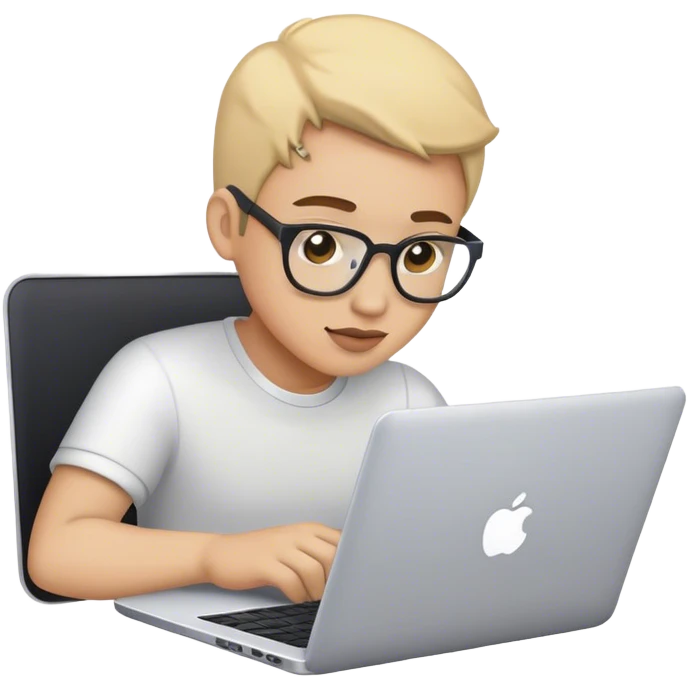 Generate emoji that is working on a laptop  emoji