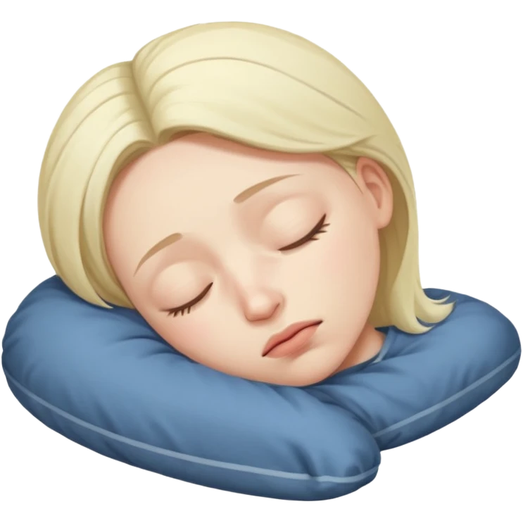 a sleepy and tired person emoji