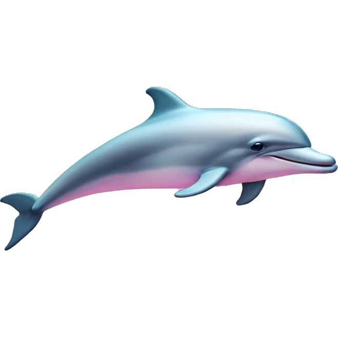 Pastel-pink-colors-dolphin emoji