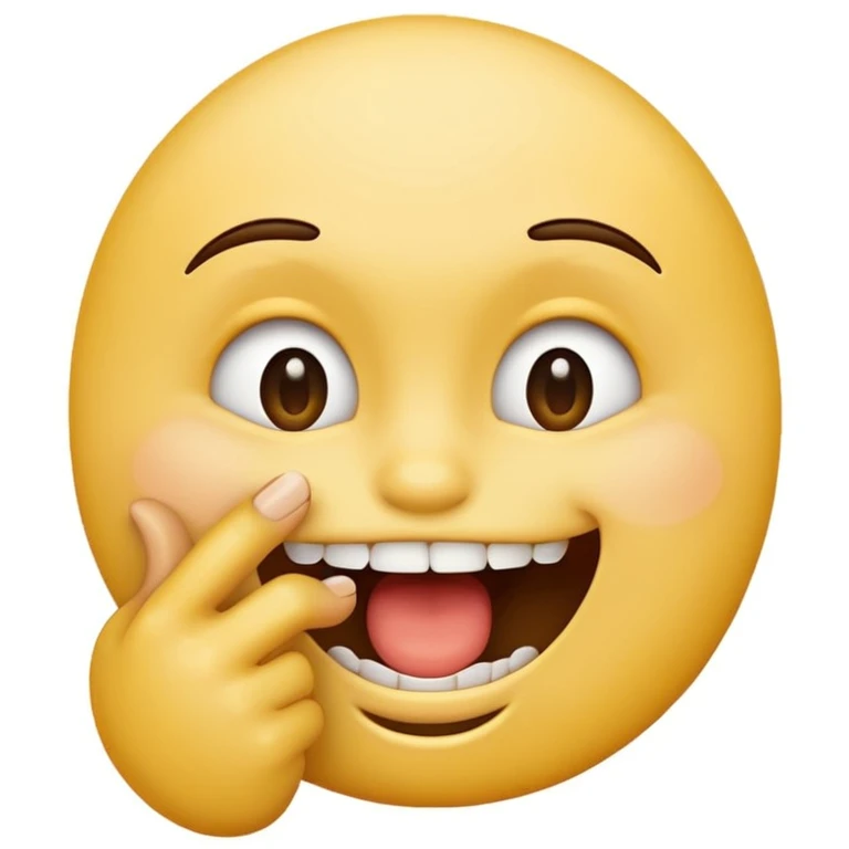 Emoji qui ce croque le doigts  emoji