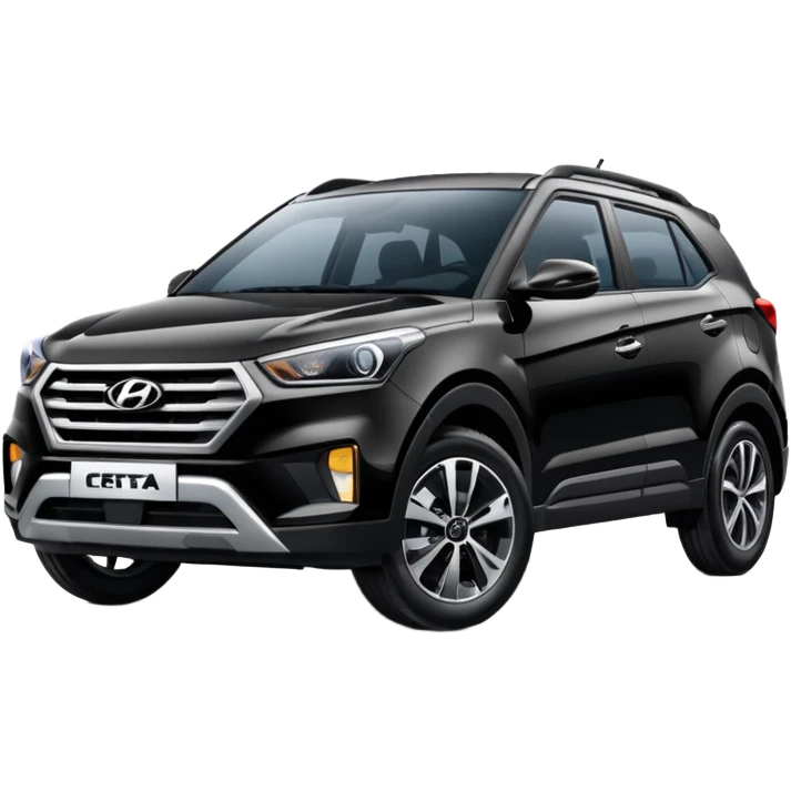 Black Hyundai creata car emoji