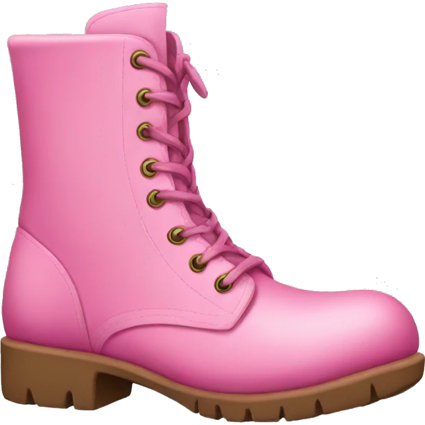 Pink boots emoji