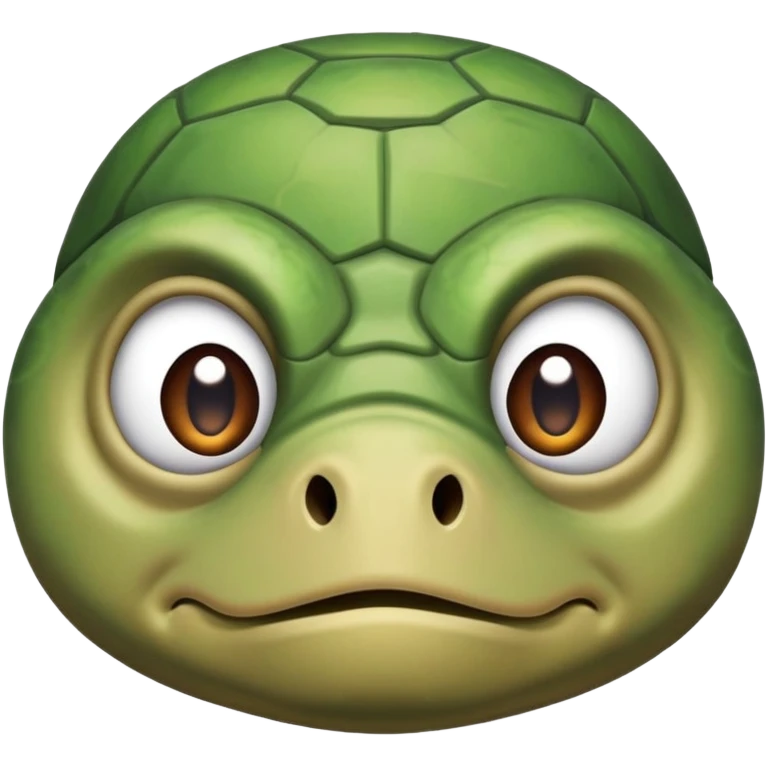 awkward turtle face frown emoji