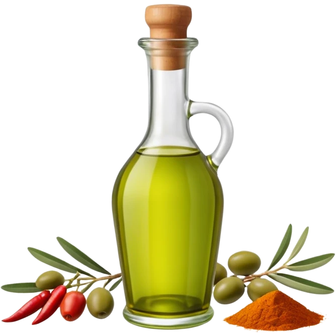 оливковое масло и специи emoji