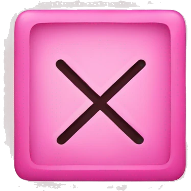 pink check box emoji