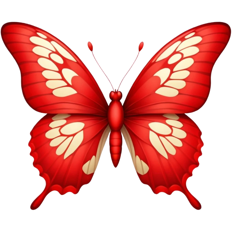 red butterfly emoji