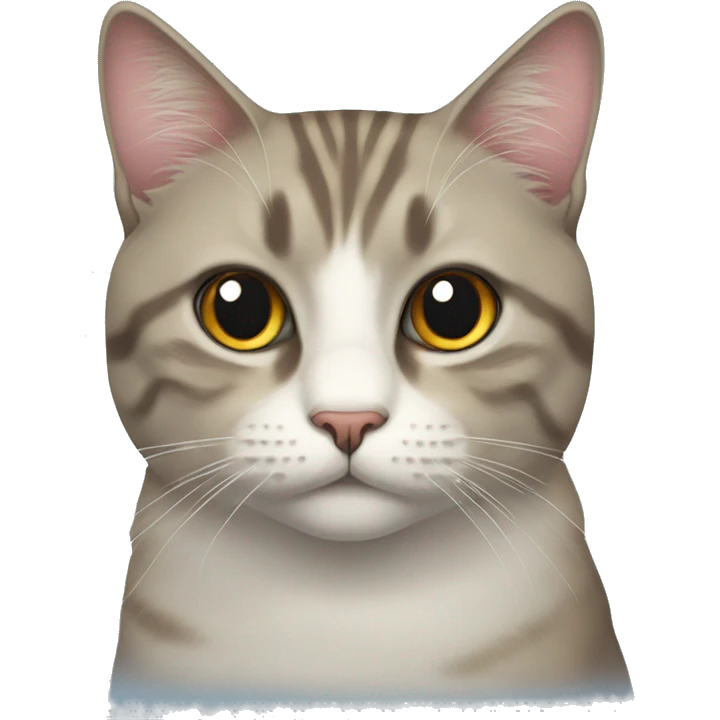 Scottish Straight cat emoji