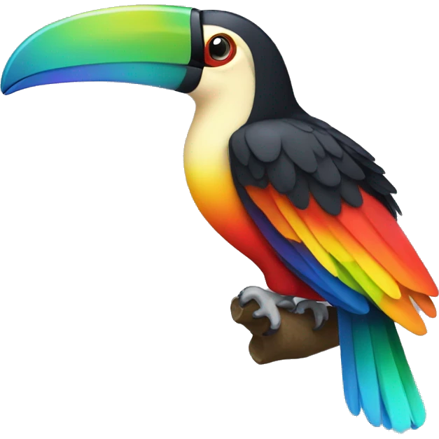 rainbow tucan emoji